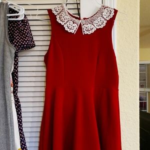 Burgundy Business Casual Dress